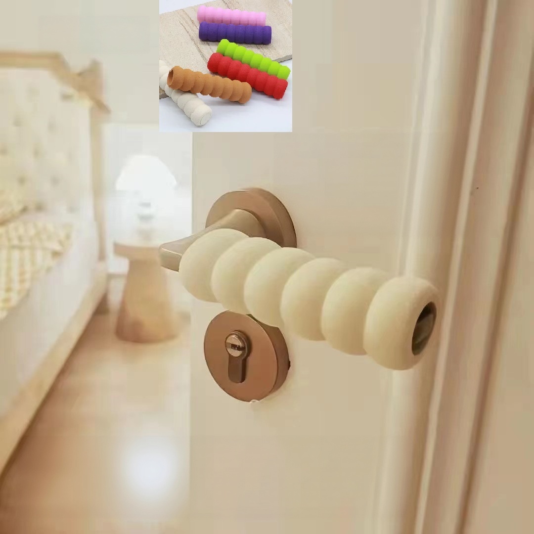 Door Stopper Rubber - 4 قطع من واقيات الأبواب المطاطية