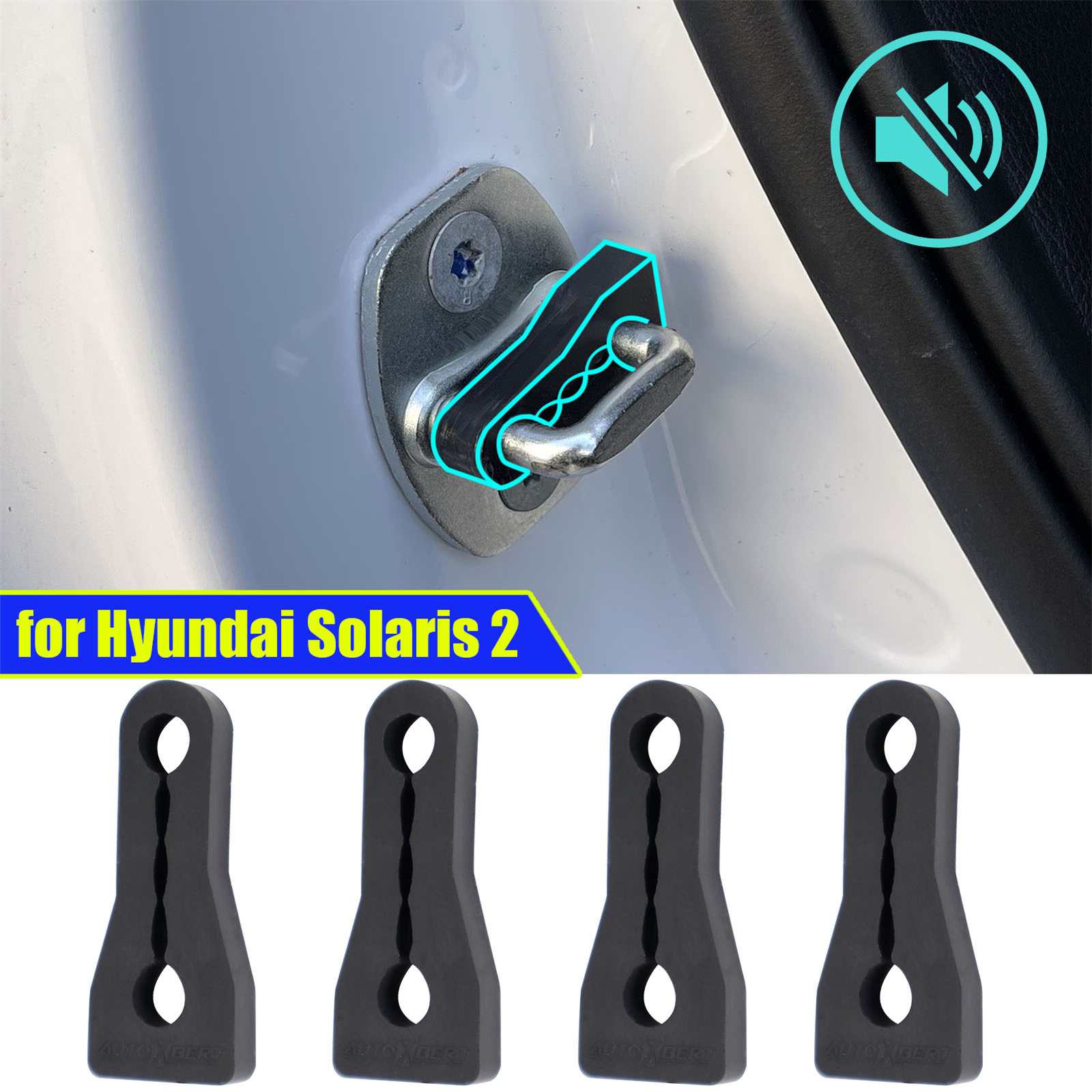 Door Stopper Rubber - قفل الباب العازلة المثبط لشركة هيونداي
