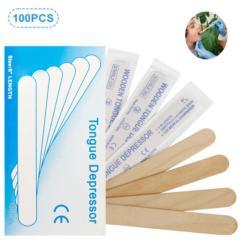 Wood Filler Stick - 30/50/100/200 قطعة المتاح الوشم خافض اللسان