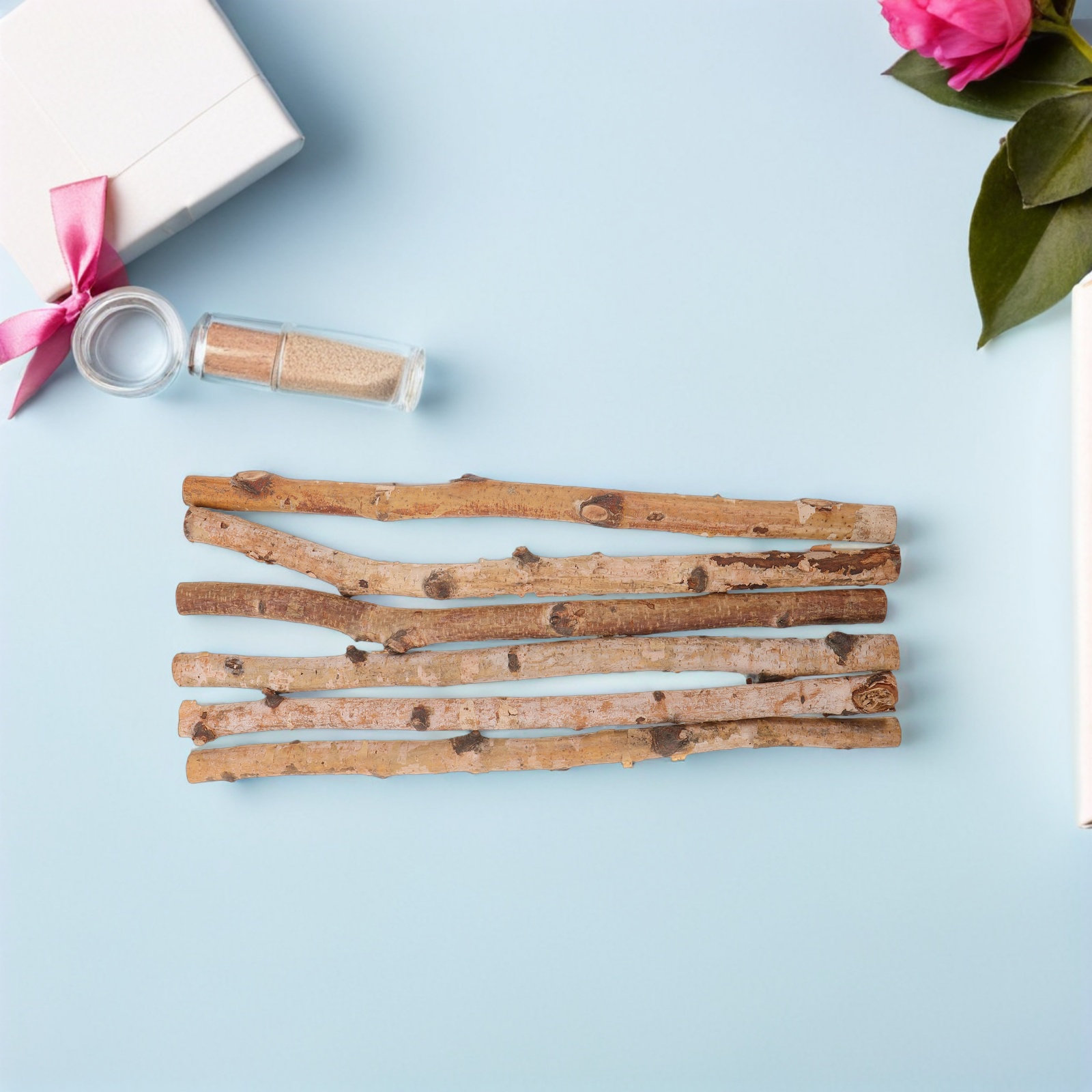 أعواد خشبية لتزيين مزهريات الز - مراجعة Wood Filler Stick وسعره